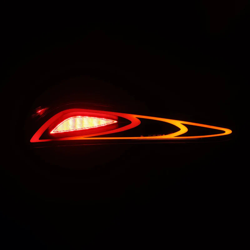Alpharex 20-25 Toyota Supra FT-1 Style LUXX-Series LED Tail Lights Vivid Red