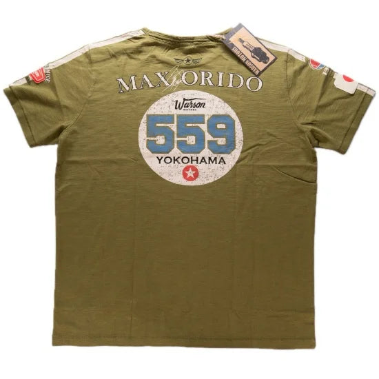 Max Orido x Warson Motors 2024 Khaki T-Shirt