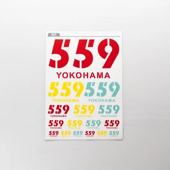 Max Orido 559 Yokohama Sticker Sheet (A4)