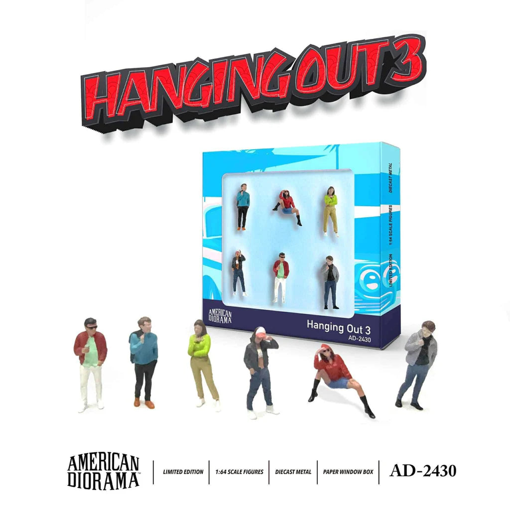 1/64 American Diorama Figurine Set Hanging Out 3 (AD-2430)