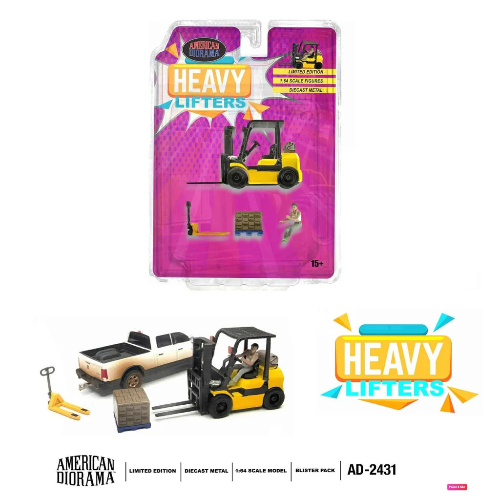 1/64 American Diorama Figurine Set Heavy Lifters (AD-2431)