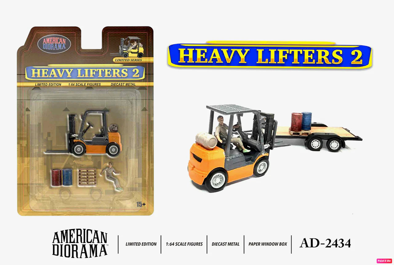 1/64 American Diorama Figurine Heavy Lifters 2 (AD-2434)