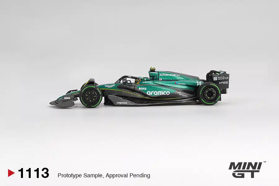 1/64 MiniGT Aston Martin AMR24 #14 (Fernando Alonso 2024 F1 2024 Canadian GP) (MGT01113)