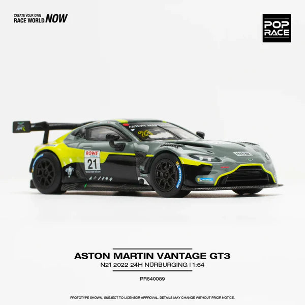 1/64 Pop Race Aston Martin Vantage GT3 N1 2022 24H Nurburgring (S4-07)
