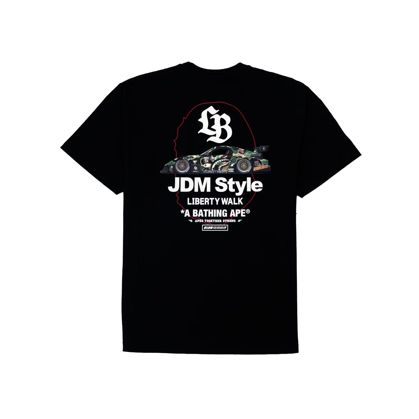 Liberty Walk x Bape FD ABC Camo T-Shirt
