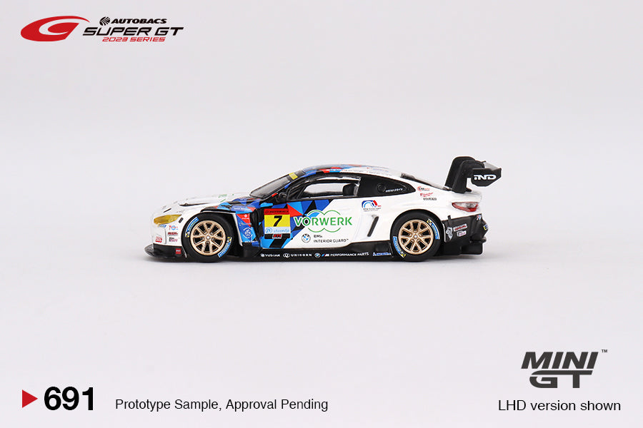 1/64 MiniGT BMW M4 GT3 #7 "Studie BMW M4" BMW M Team Studie x CRS 2023 SUPER GT SERIES (MGT00691)