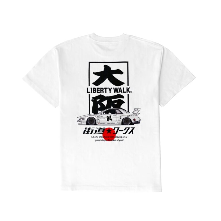Liberty Walk Osaka R32 Box Logo Tee White (Osaka 1st Exclusive)