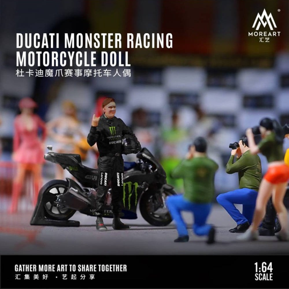 1/64 MoreArt Ducati Monster Racing Motorcycle Doll – JDM Junction BN