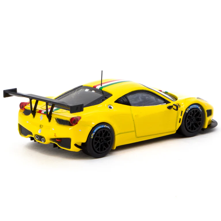 1/64 Tarmac Works x iXO Models Ferrari 458 Italia GT3 (Yellow)