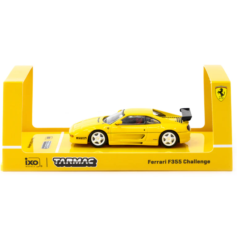 1/64 Tarmac Works x iXO Models Ferrari F355 Challenge (Yellow)