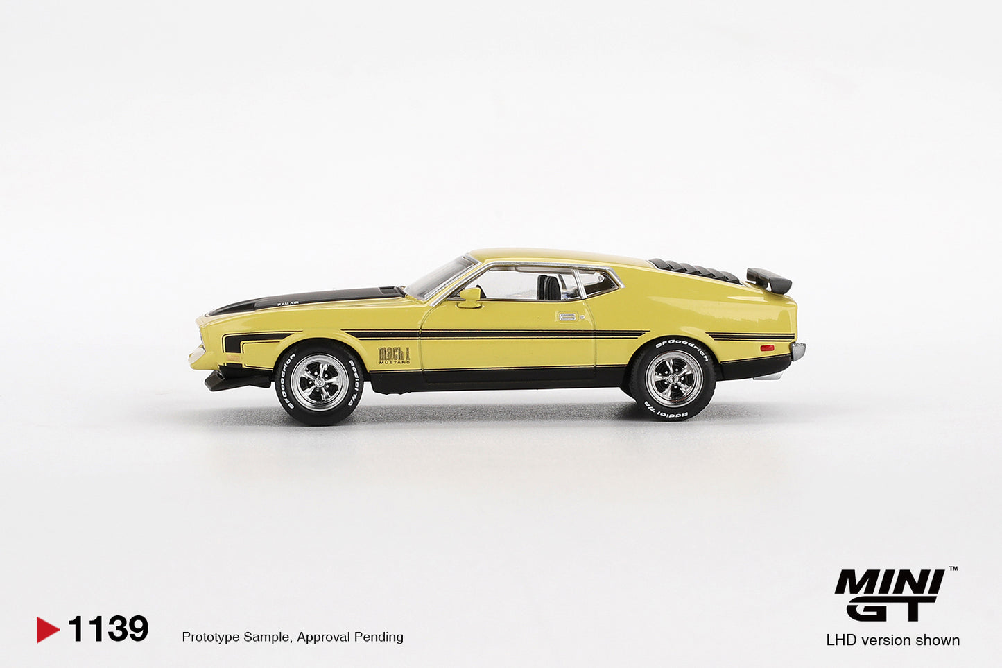 1/64 MiniGT Ford Mustang Mach1 (Grabber Yellow) (MGT01139)