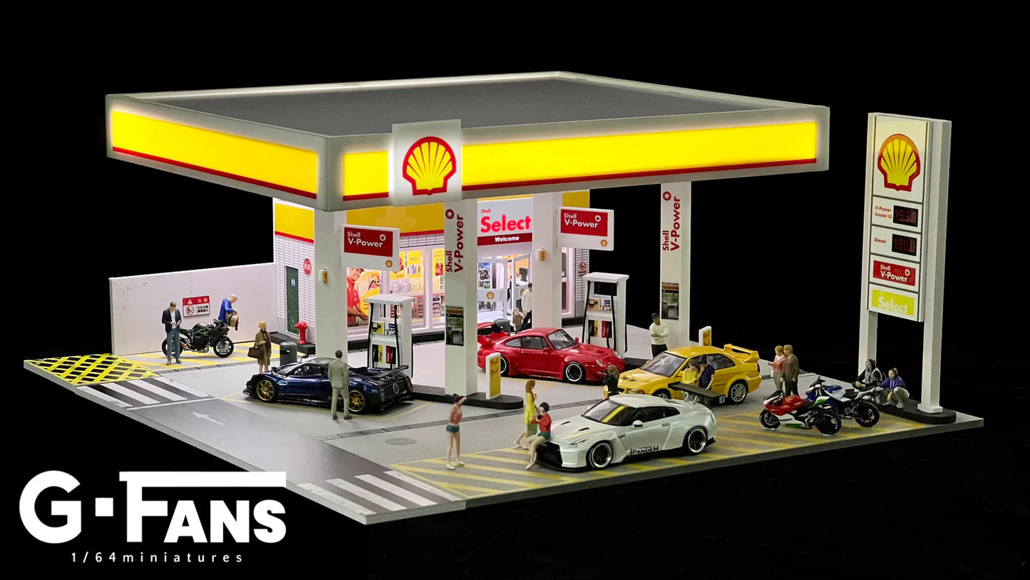 G-Fans Shell Gas Station Diorama