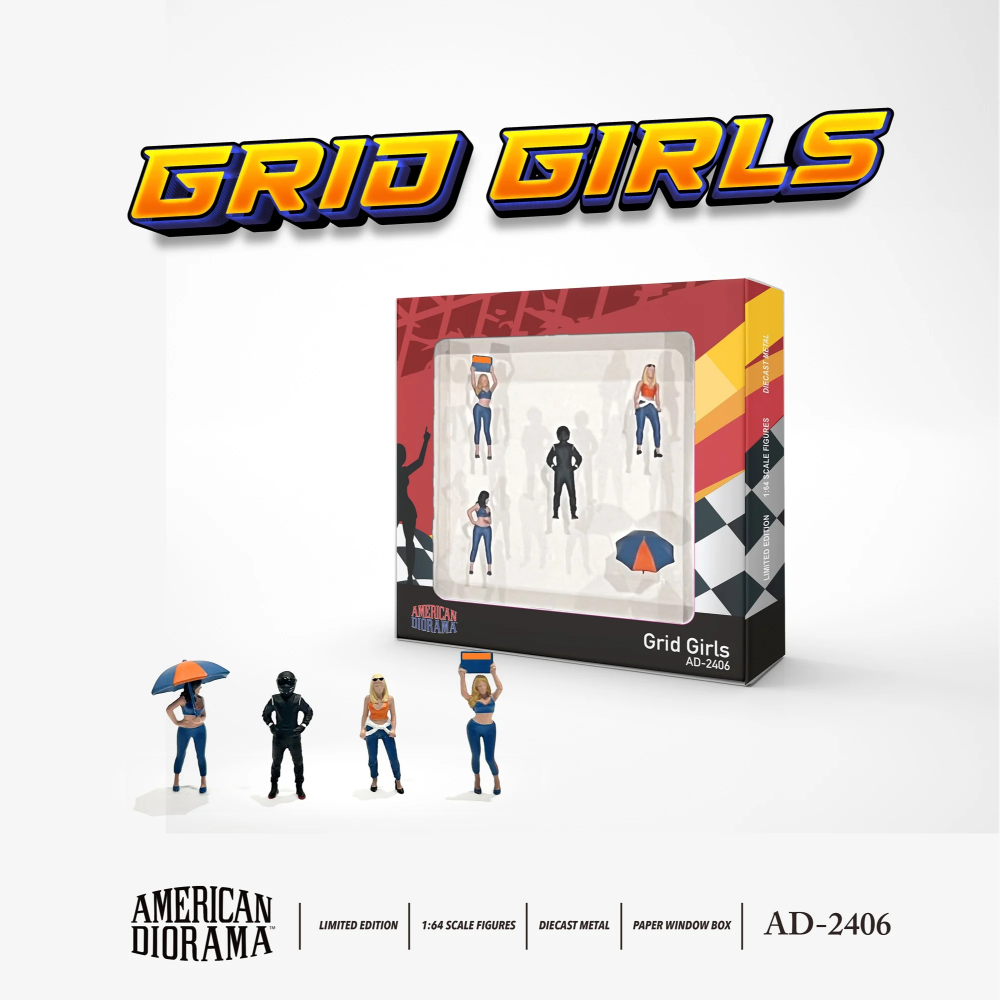 1/64 American Diorama Figurine Set Grid Girls (AD-2406)