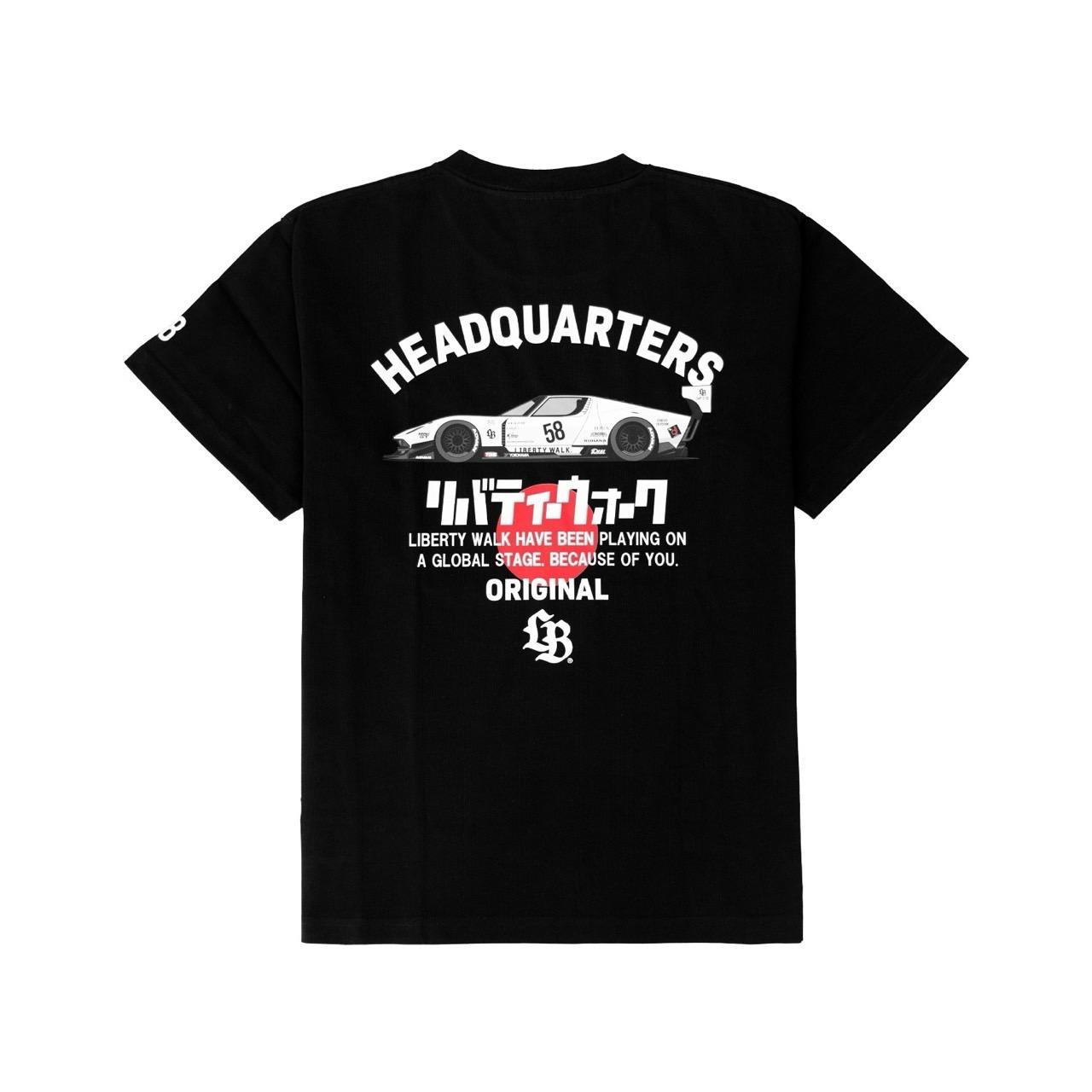 Liberty Walk HQ Miura Black T-Shirt (Nagoya Exclusive)