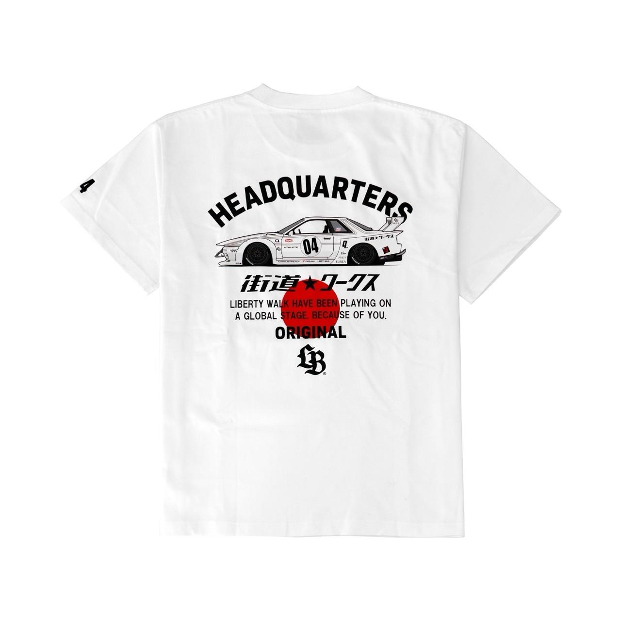Liberty Walk HQ R32 White T-Shirt (Nagoya Exclusive)