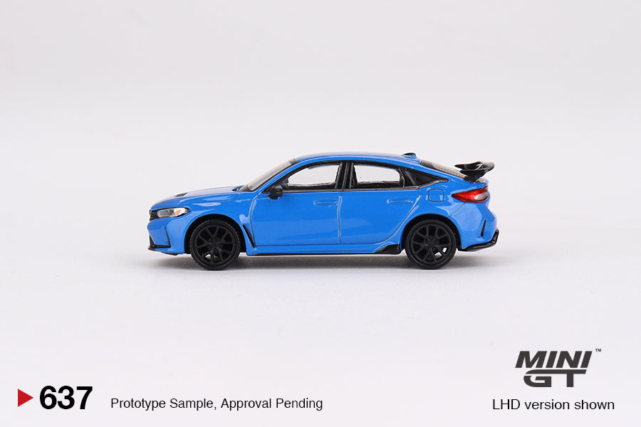 1/64 MiniGT Honda Civic Type R Boost Blue Pearl 2023 (MGT00637)