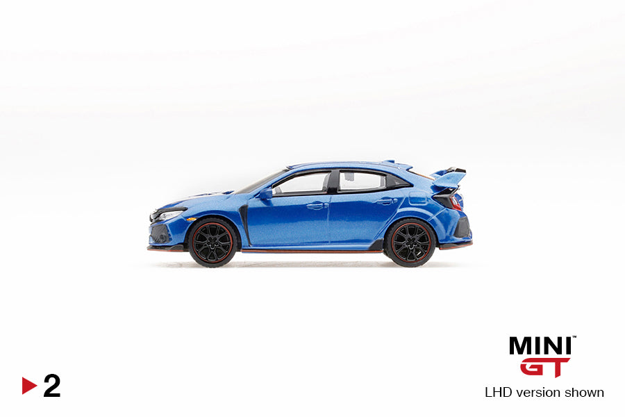 1/64 MiniGT Honda Civic Type R (FK8) Aegean Blue Metallic (MGT00002)