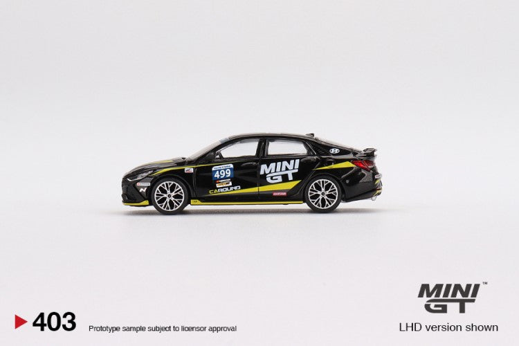 1/64 MiniGT Hyundai Elantra N #499 Caround Racing Hyundai N-Festival (MGT00403)