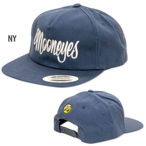 Mooneyes "Lettering Twill Flat Visor" Cap