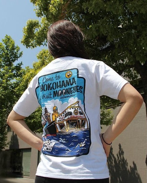 Mooneyes Moon Come To Yokohama T-Shirt