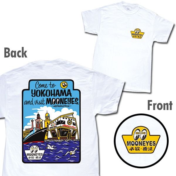 Mooneyes Moon Come To Yokohama T-Shirt