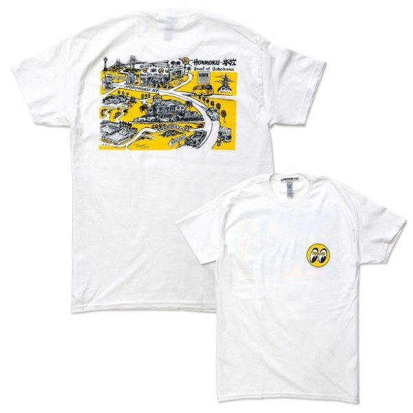 Mooneyes MOON Honmoku Map T-Shirt