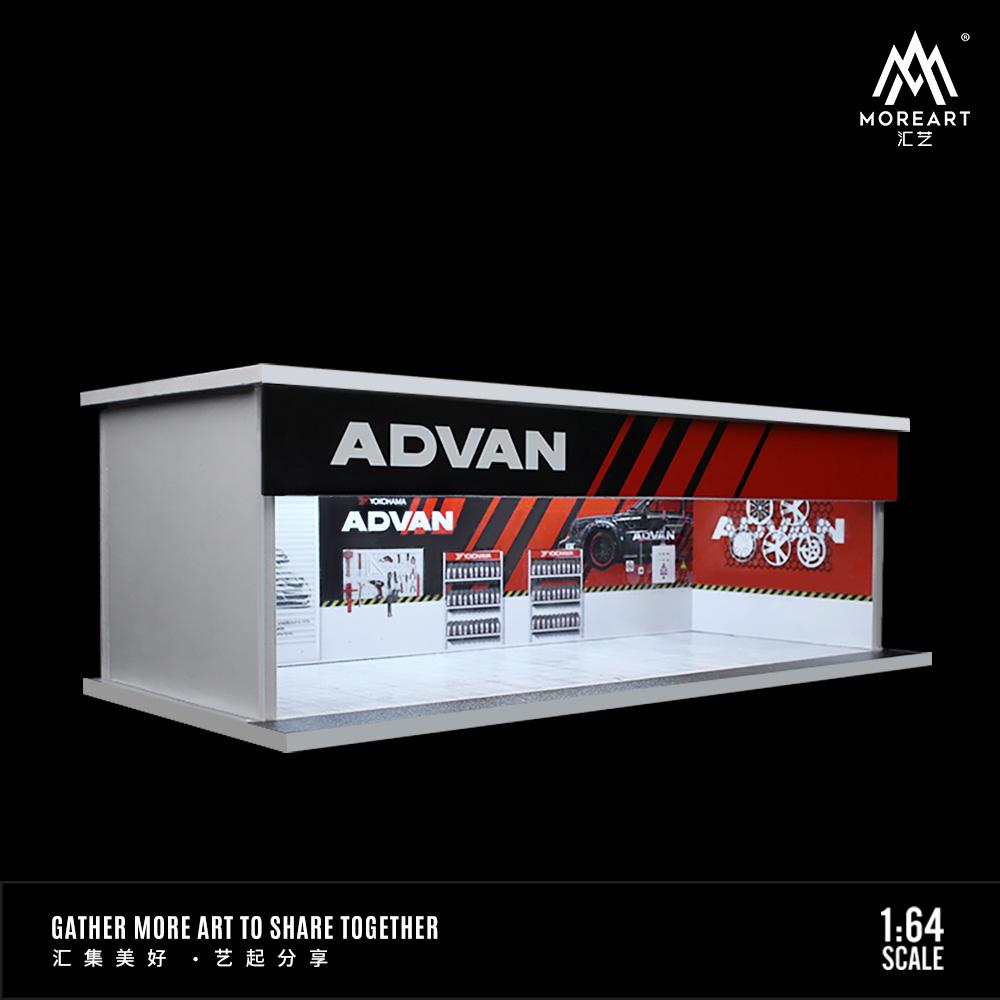 MoreArt Maintenance Workshop Scene Diorama with LED Lighting (Advan)