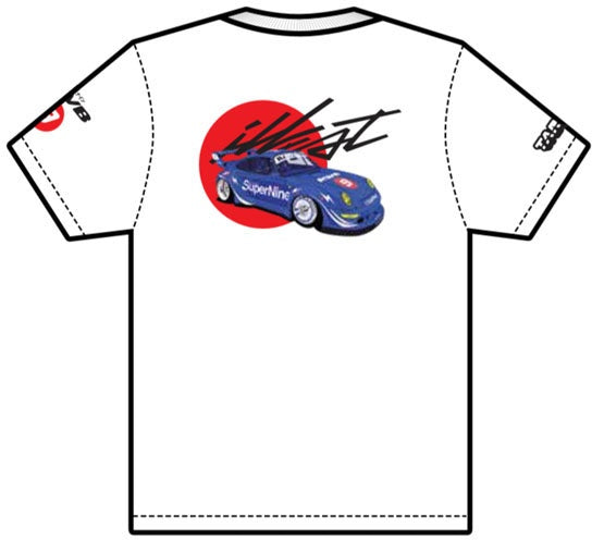 Tarmac Works x illest RWB 993 SuperNine (White)