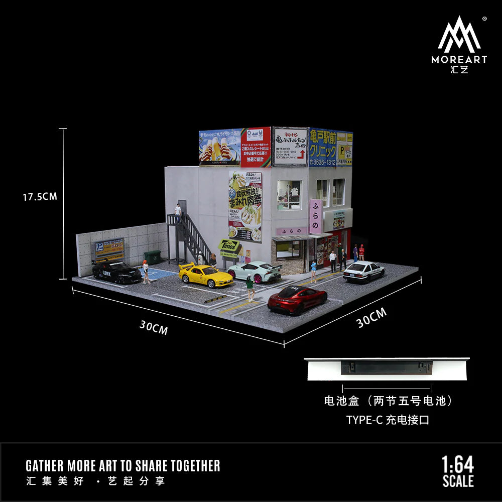 MoreArt Japanese Commercial Building Scene