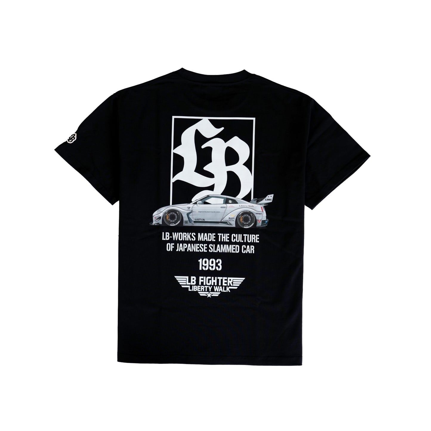 Liberty Walk Fighter Logo Black T-Shirt