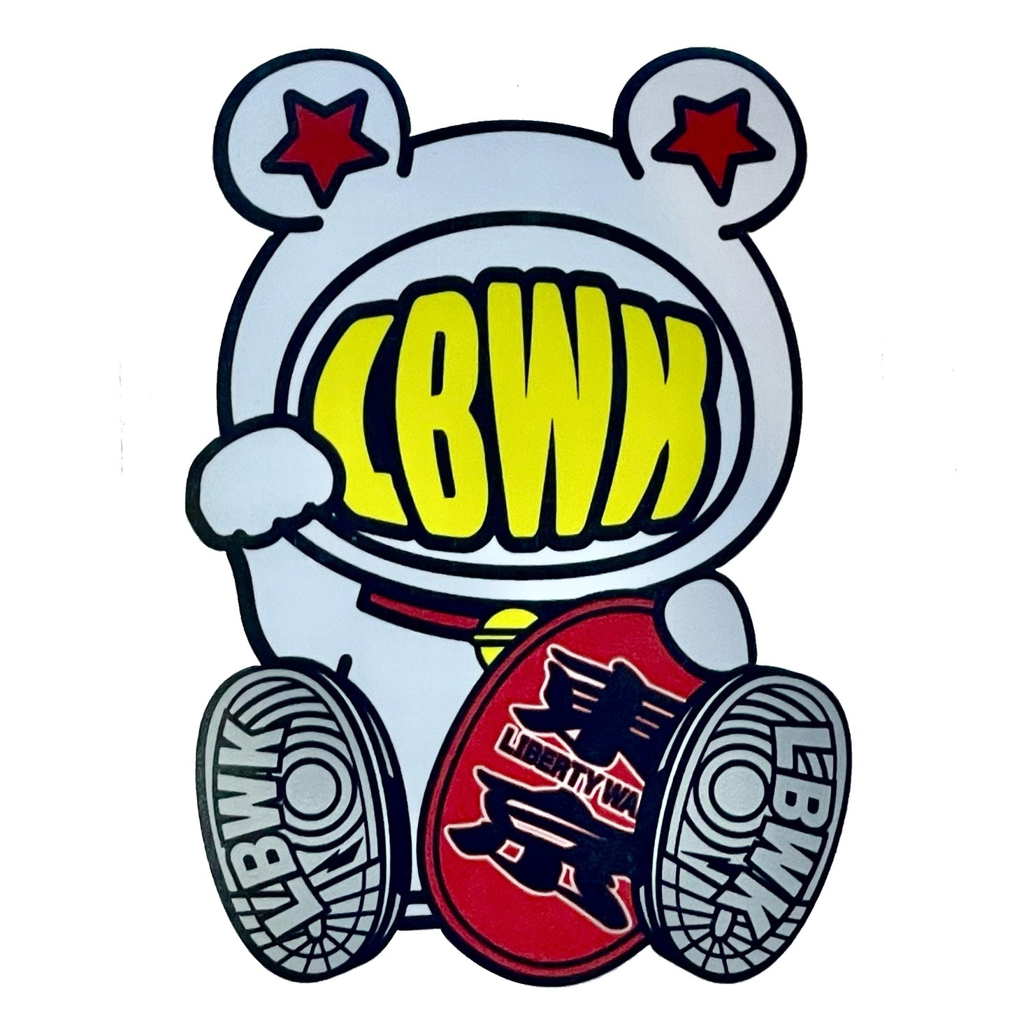 Liberty Walk LB Kuma Sticker (Tokyo Harajuku Exclusive)