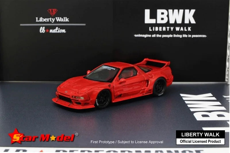 1/64 Star Model LBWK Honda NSX (NA1) (Red)
