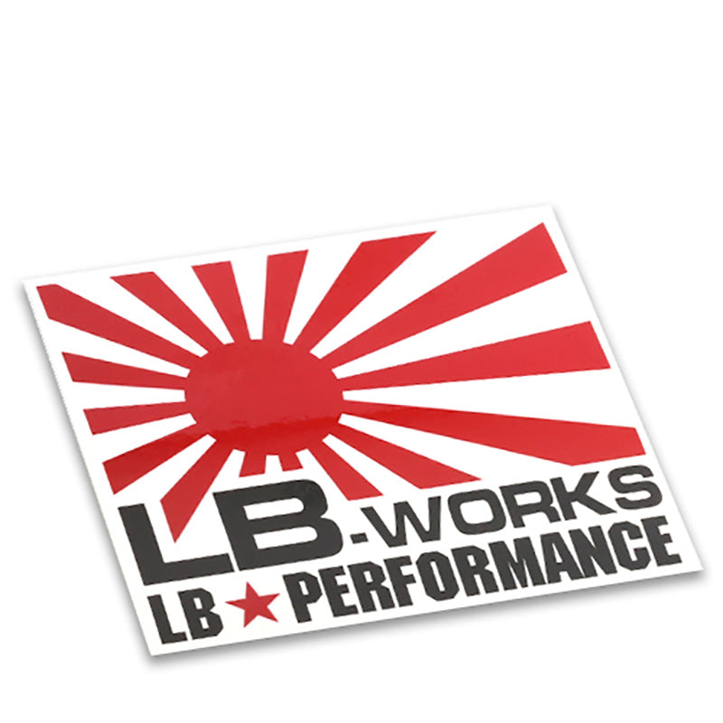 Liberty Walk LB Works Rising Sun Sticker (Small)