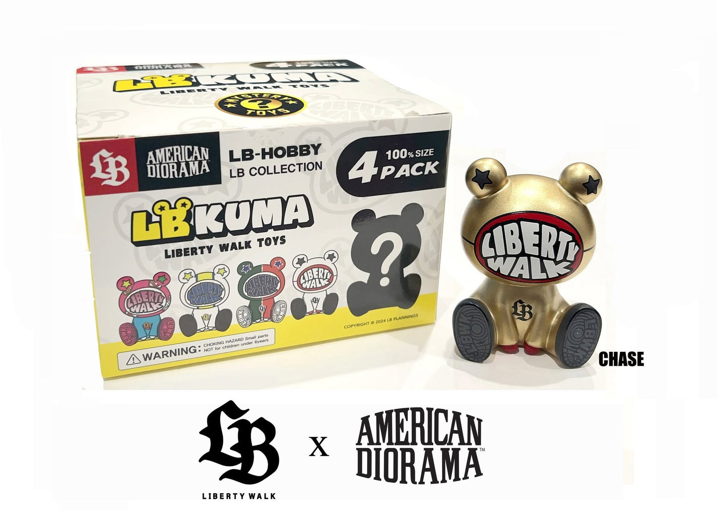 Liberty Walk x American Diorama LB Kuma 100% Volume 1 (Blind Box) (Chance of Chase)
