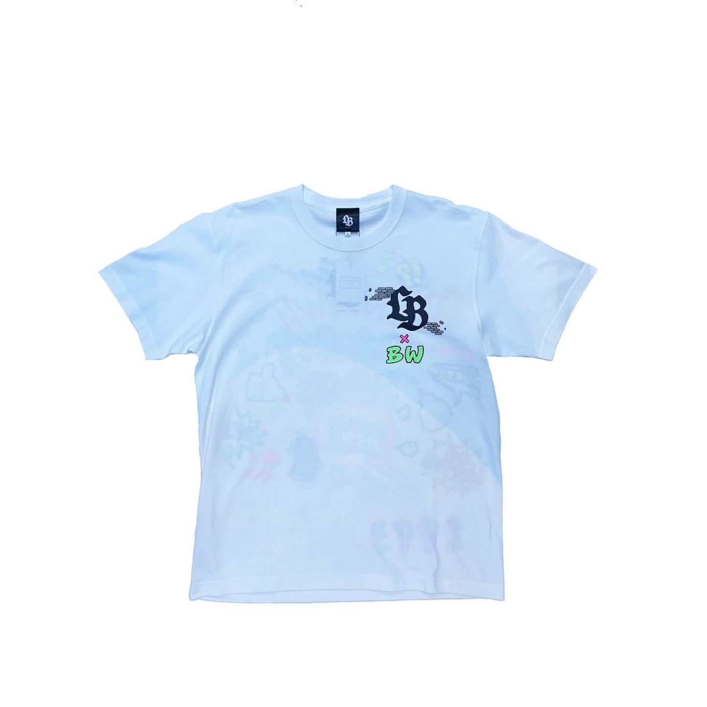 Liberty Walk x BW Logo T-Shirt (Uniquely Hand Drawn Designs) (Tokyo Exclusive)