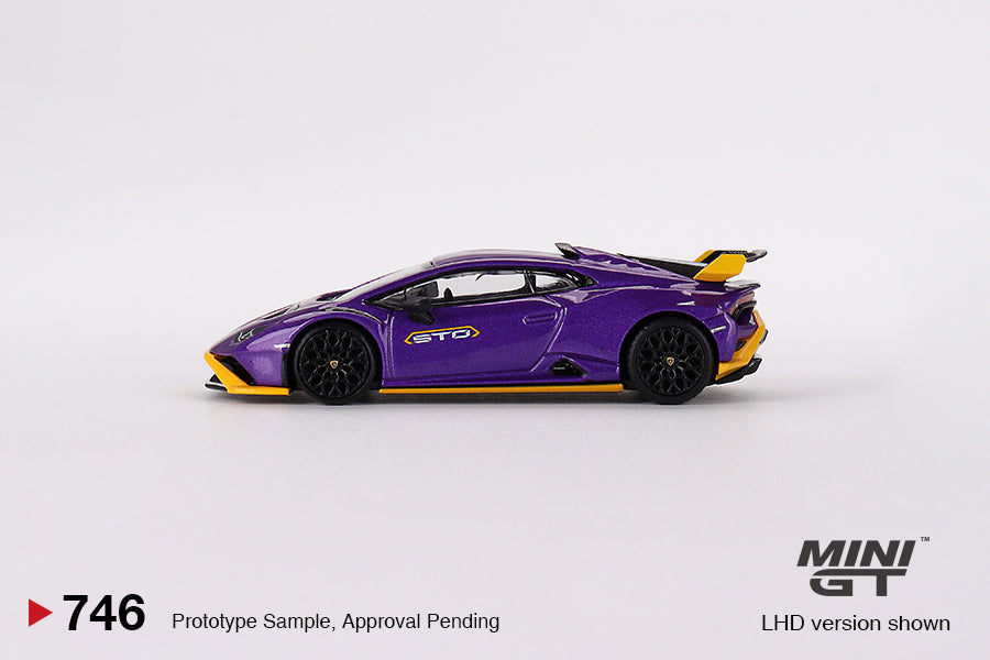 1/64 MiniGT Lamborghini Huracán STO Viola Pasifae (MGT00746) (Blister Pack)
