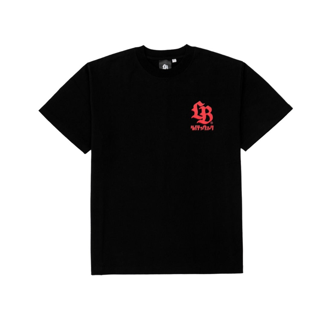 Liberty Walk Panel Layout R32 Tee Black (Osaka Auto Messe 2025 Exclusive)