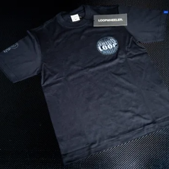 Max Orido × Loop Wheeler T-Shirt (Black)