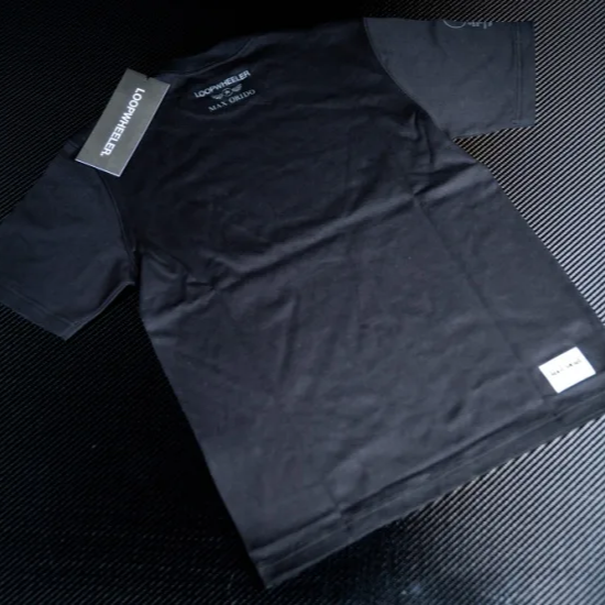 Max Orido × Loop Wheeler T-Shirt (Black)