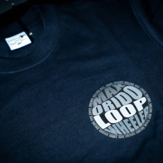 Max Orido × Loop Wheeler T-Shirt (Black)