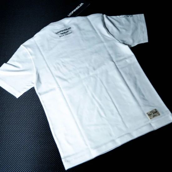 Max Orido × Loop Wheeler T-Shirt (White)
