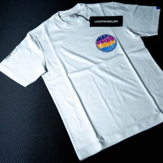 Max Orido × Loop Wheeler T-Shirt (White)