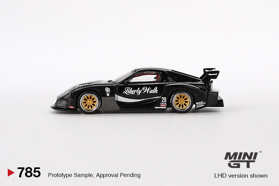 1/64 MiniGT MAZDA RX-7 LB-Super Silhouette Liberty Walk (Black) (MGT00785)
