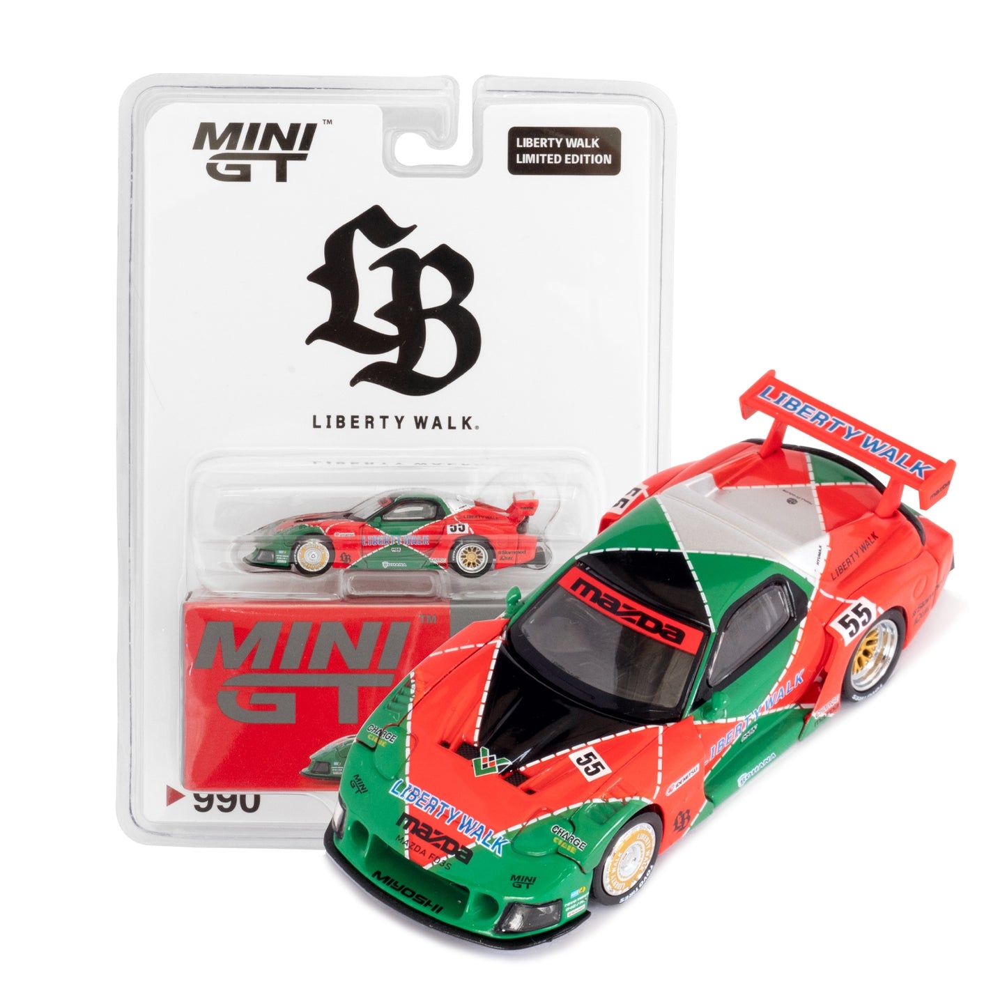 1/64 MiniGT Mazda RX-7 LB-Super Silhouette (787B) (MGT00990)