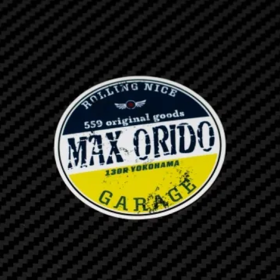Max Orido Garage Sticker