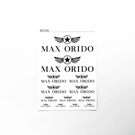 Max Orido Sticker Sheet (A4)