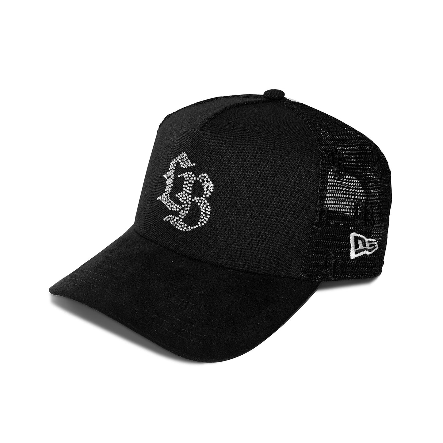 Liberty Walk x New Era 9FORTY RhineStone Suede Mesh (Black)