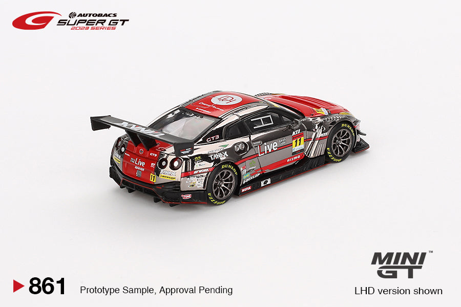 1/64 MiniGT Nissan GT-R NISMO GT3 #11 (GAINER TANAX GT-R GAINER 2023 SUPER GT SERIES) (MGT00861) (Blister)