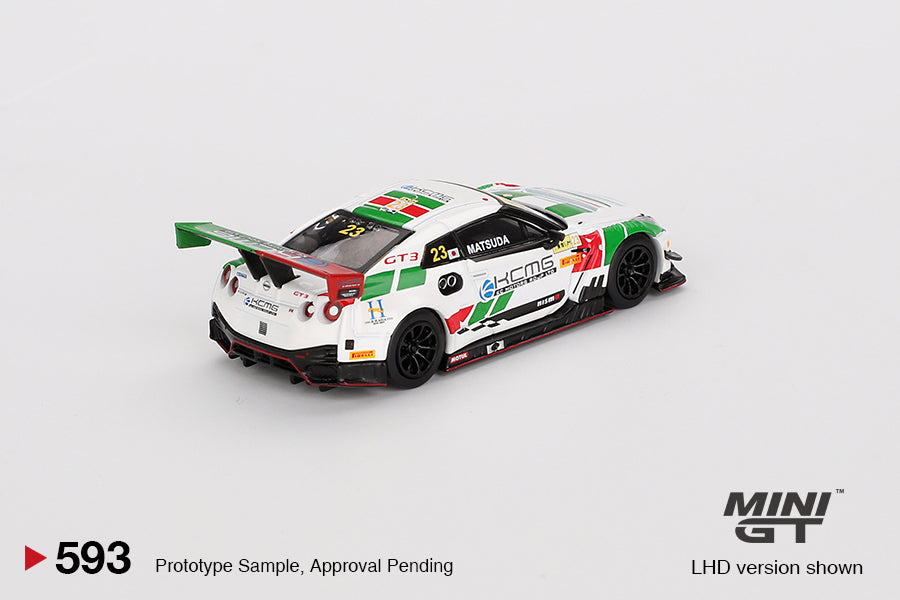 1/64 MiniGT Nissan GT-R NISMO GT3 #23 KCMG 2018 FIA GT World Cup Macau (MGT00593) (Blister Pack)