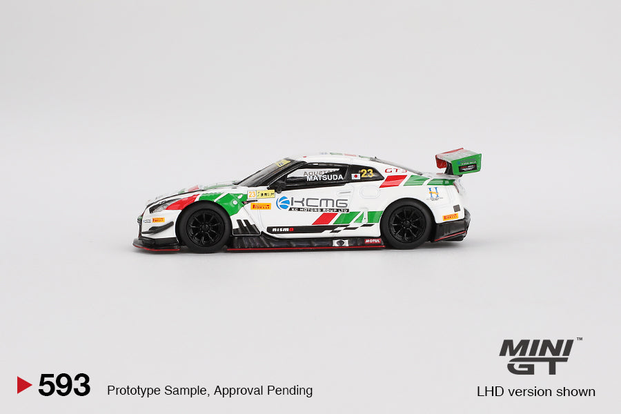 1/64 MiniGT Nissan GT-R NISMO GT3 #23 KCMG 2018 FIA GT World Cup Macau (MGT00593) (Blister Pack)